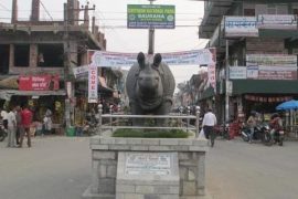 सौराहा पुगेका पर्यटकलाई त्यहाँको पहिचान झल्किने गरी तस्वीर खिच्न ‘सेल्फी प्वाइन्ट’ निर्माण
