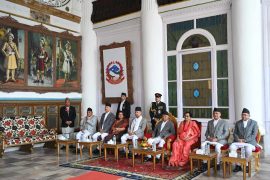 राष्ट्रपति पौडेलद्वारा ईन्द्रजात्रा अवलोकन