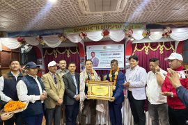 तेक्वान्दोमा सर्वोच्च ९ डान प्राप्त गर्ने ग्राण्डमास्टर गुरुङलाई सम्मान