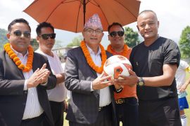 ३५ वर्ष माथिको उमेर समूहको अन्तर वडा स्तरीय पुरुष फुटबल प्रतियोगिता सुरु