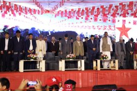 १० कम्युनिस्ट घटक एकीकृत हुँदै ‘नेपाली कम्युनिस्ट पार्टी’ : प्रचण्ड संयोजक, माधव नेपाल सहसंयोजक