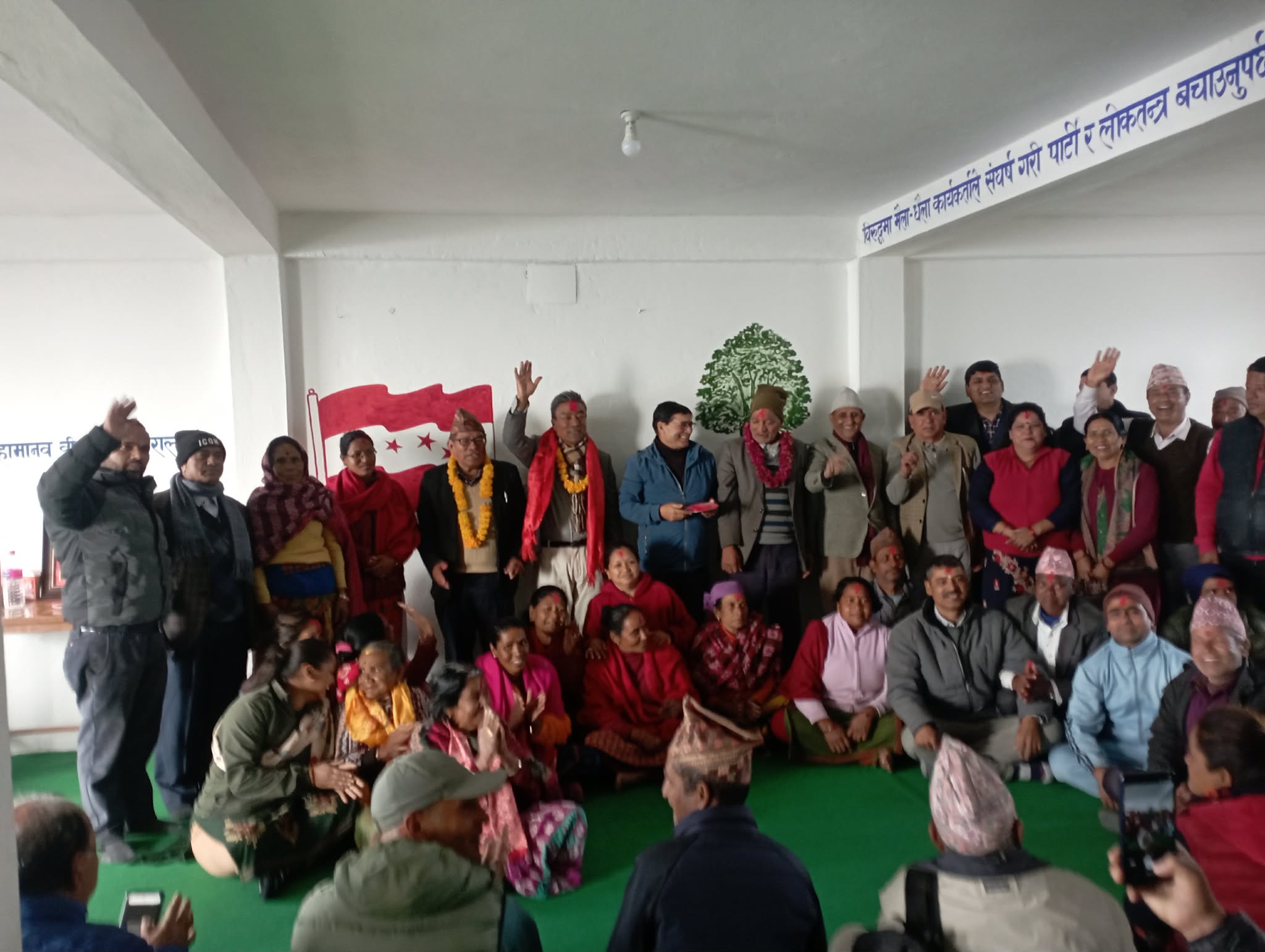  नेपाली कांग्रेसका उम्मेदवारद्वारा अन्नपूर्णका वडामा घरदैलो कार्यक्रम, २२ जना नेपाली कांग्रेसमा प्रवेश