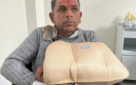 सिँढीबाट चिप्लिँदा घाइते उम्मेदवार बास्तोलाको शल्यक्रिया सफल, स्वास्थ्य सामान्य