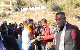 स्वतन्त्र उम्मेद्वारको समर्थनसँगै स्याङ्जा–१ मा काँग्रेस उम्मेद्वार ढकाललाई बलियो आधार