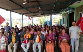 लेखनाथ रङ्गशाला पूरा गर्ने प्रतिबद्धतासहित मतदातामाझ रानाभाट