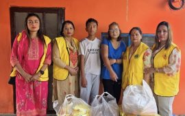 पोखरा–२९ भण्डारढिकमा क्यान्सर पीडित दुर्गा आले मगरलाई क्लबको मानवीय सहयोग
