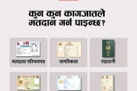 प्रतिनिधिसभा निर्वाचन : मतदान गर्न जाँदा यीमध्ये एक मूल परिचयपत्र अनिवार्य