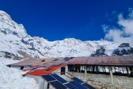 अन्नपूर्ण आधार शिविरमा रहेको पिसफुल लज आगलागीले पूर्णरूपमा नष्ट, मानविय क्षति नभएको पुष्टि