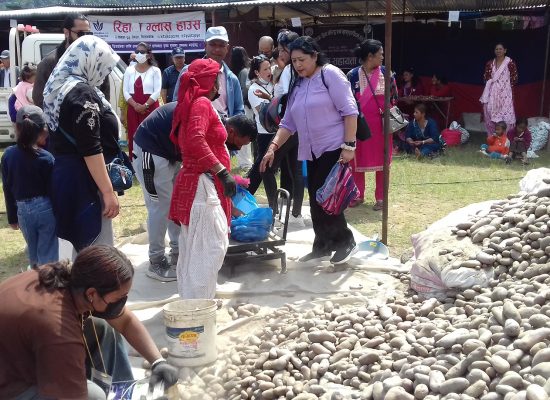 हेम्जा आलु महोत्सव: शनिबार दर्शकको उल्लेख्य भीड