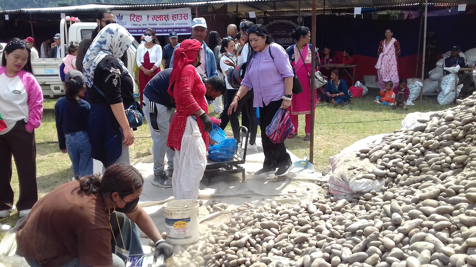 हेम्जा आलु महोत्सव: शनिबार दर्शकको उल्लेख्य भीड