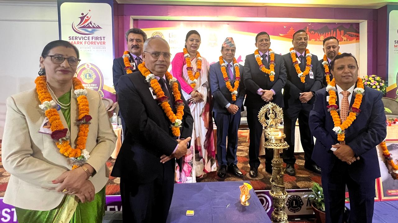 पोखरामा लायन्स डिष्ट्रिक्ट ३२५ आर नेपालको क्याबिनेट अफिसर्स स्कुलिङ्ग सुरु
