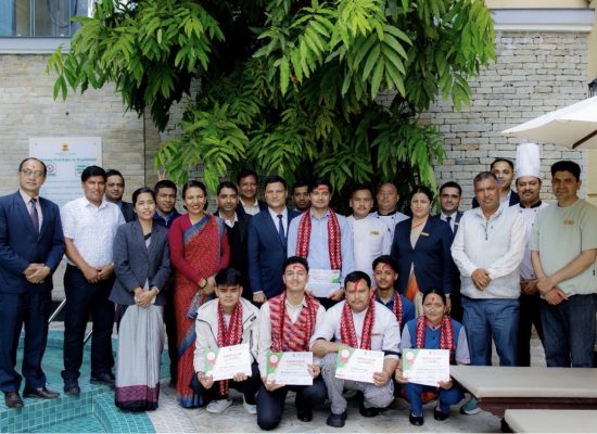 टेम्पल बेल बुटिक होटल एण्ड स्पाको वार्षिकोत्सवमा विभिन्न सामाजिक कार्यक्रम