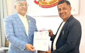 नेपाली कांग्रेस संसदीय दल गण्डकीको प्रमुख सचेतकमा प्रकाश बराल