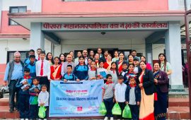 जेसीज सप्ताह–२०२६:पोखरा लेडी जेसीजद्वारा विद्यालय पोशाक वितरण तथा तालिम सम्पन्न