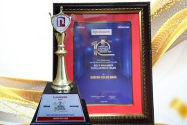 गरिमा विकास बैंकलाई “बेस्ट म्यानेज्ड डेभलपमेन्ट बैंक २०२६” अवार्ड