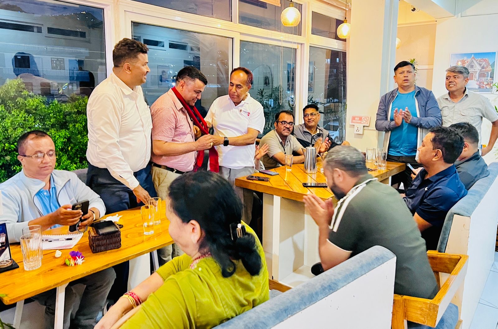  श्रीलंकामा हुने अन्तर्राष्ट्रिय GAT सम्मेलनमा सहभागी हुन ढुंगानाको बिदाइ