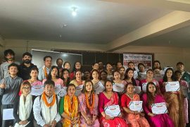 वडा नं.३ मा मेकअपदेखि हेयर कटिङसम्मको १५ दिने व्यावसायिक तालिम सम्पन्न
