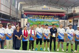 रमेश–खेमको जोडी वडा अध्यक्ष कप ब्याडमिन्टन च्याम्पियन