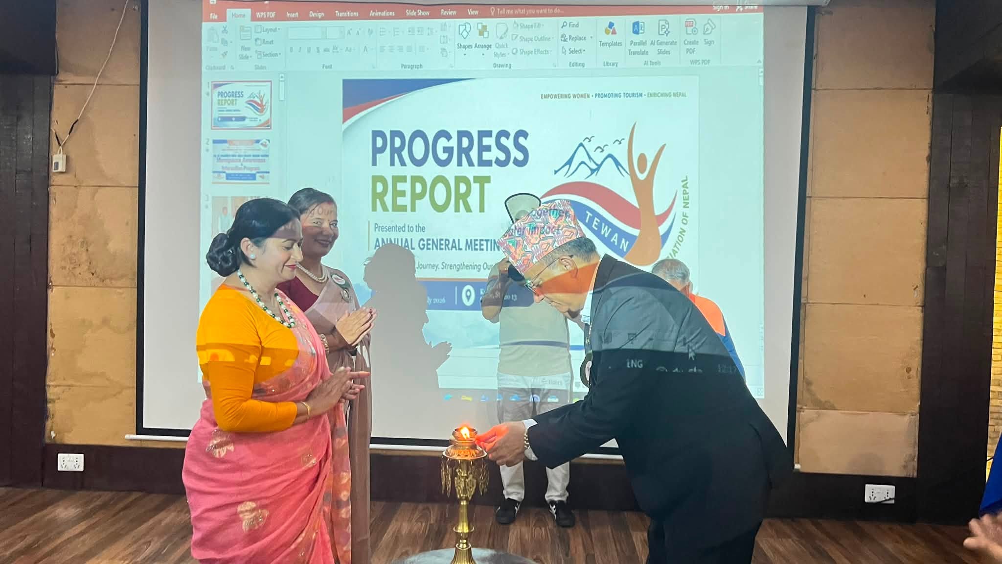 पर्यटन व्यवसायी महिला संघ नेपाल (टेवान) को ८औँ वार्षिक साधारण सभा सम्पन्न