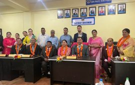 गभर्नर केसीलाई पोखरा सचिवालयमा स्वागत :‘यो वर्ष गभर्नरको मात्र होइन, सम्पूर्ण लायन्स परिवारको हो’ : केसी