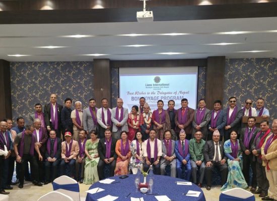 लायन्स अन्तर्राष्ट्रियको अन्तर्राष्ट्रिय डाइरेक्टर बन्दै राजन लम्साल, हङकङ प्रस्थान