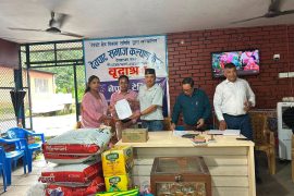 देवघाट वृद्धाश्रमलाई नेपाल टेलिकमद्वारा ८८ हजारको खाद्यान्न सहयोग