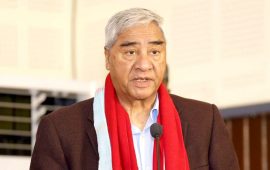 देश फर्किने घोषणा गर्दै देउवा : ‘लोकतन्त्रमाथि दबाब स्वीकार्य छैन’