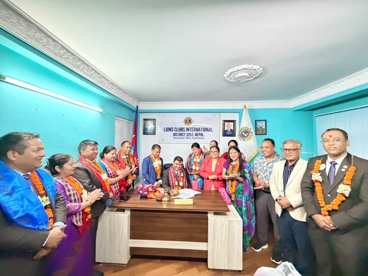 लायन्स डिष्ट्रिक्ट ३२५ आईमा नयाँ नेतृत्वको औपचारिक पदस्थापन, सूर्यकुमार केसीले सम्हाले नेतृत्व