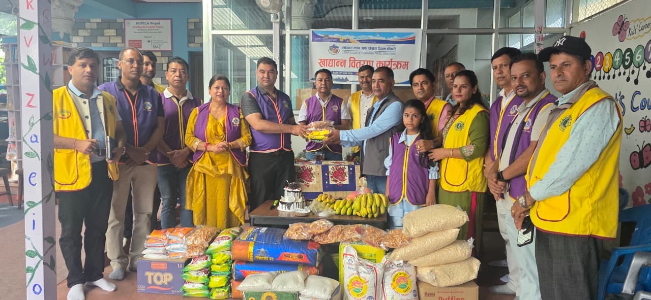  जन्मदिनको खुसी सेवामा बाँड्दै लोकनाथ–सबिना अधिकारी
