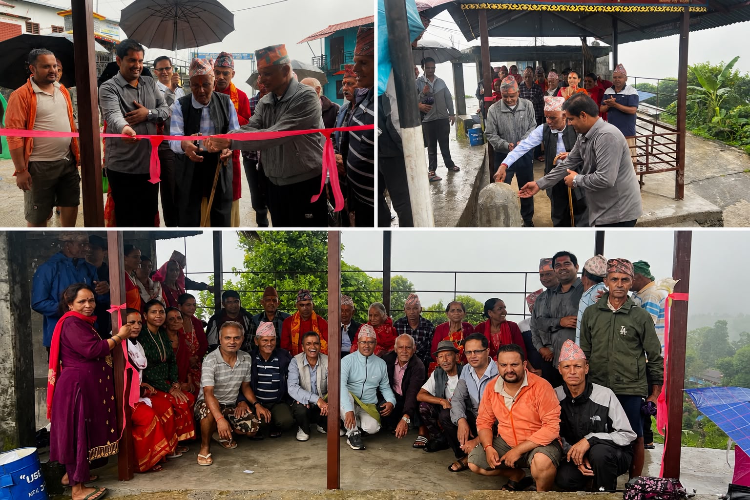 हजुरबाको स्मृतिमा नातिले बनाए प्रतीक्षालय, जन्मभूमिप्रतिको माया कर्ममा उतारे राजेन्द्रले