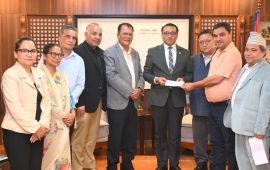 बाढीपहिरो पीडितका लागि कांग्रेसले सरकारलाई दियो १ करोड