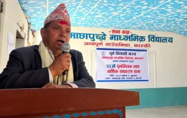 अवकाशपछि जन्मभूमि र विद्यालयको सेवामा जुट्ने कुँवरको प्रतिबद्धता