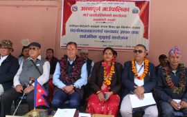 बाढीले बगाएको सडक बनाउन १ करोड ९८ लाखको काम, दाताबाटै जुट्यो १ करोड ५ लाख