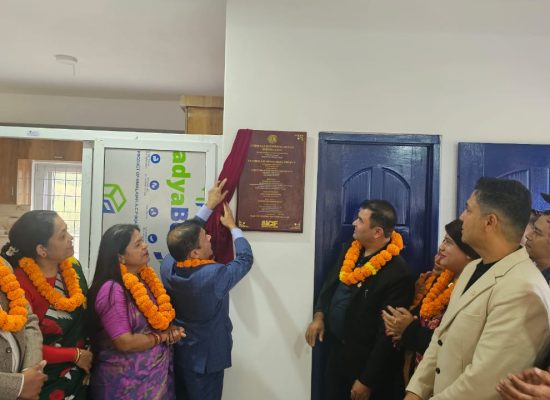 अन्तर्राष्ट्रिय सहयोग र स्थानीय सहभागितामा लमजुङमा आधुनिक किचन तथा डाइनिङ हल निर्माण